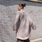 Teddy Cocoon Cardigan in Soft Blush
