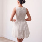 THE LUCIA CORSET COTTON MINI DRESS