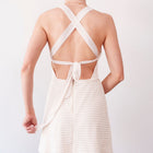 THE CELINE RIBBON BACK COTTON MINI DRESS