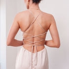THE SAMANTHA SATIN RUFFLE DRESS