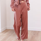 THE AURELIA SATIN TROUSER SET