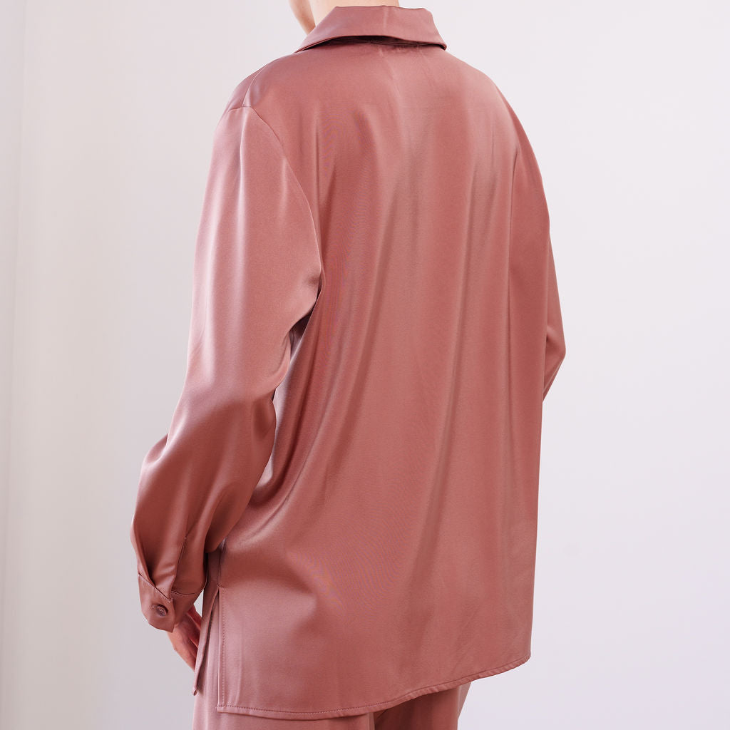 THE AURELIA SATIN TROUSER SET