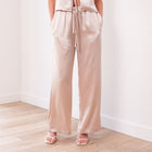 THE LUMIÈ TEXTURED SATIN VEST SET