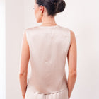 THE LUMIÈ TEXTURED SATIN VEST SET