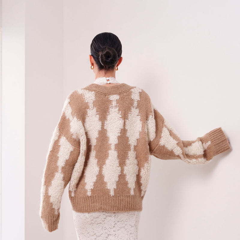 THE MAËLLE HEAVY KNIT CARDIGAN