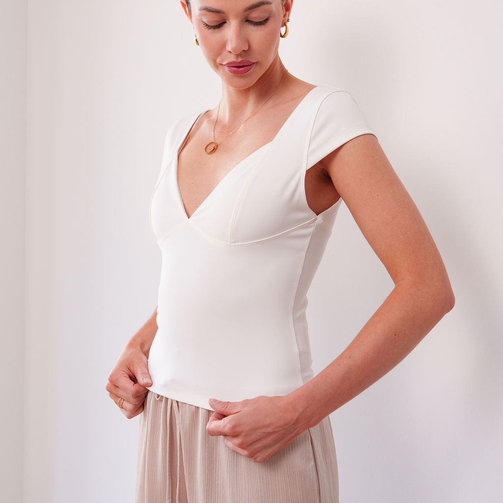 THE VALÉRA SCULPT KNIT TOP