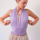 THE LILOU HALTER TOP