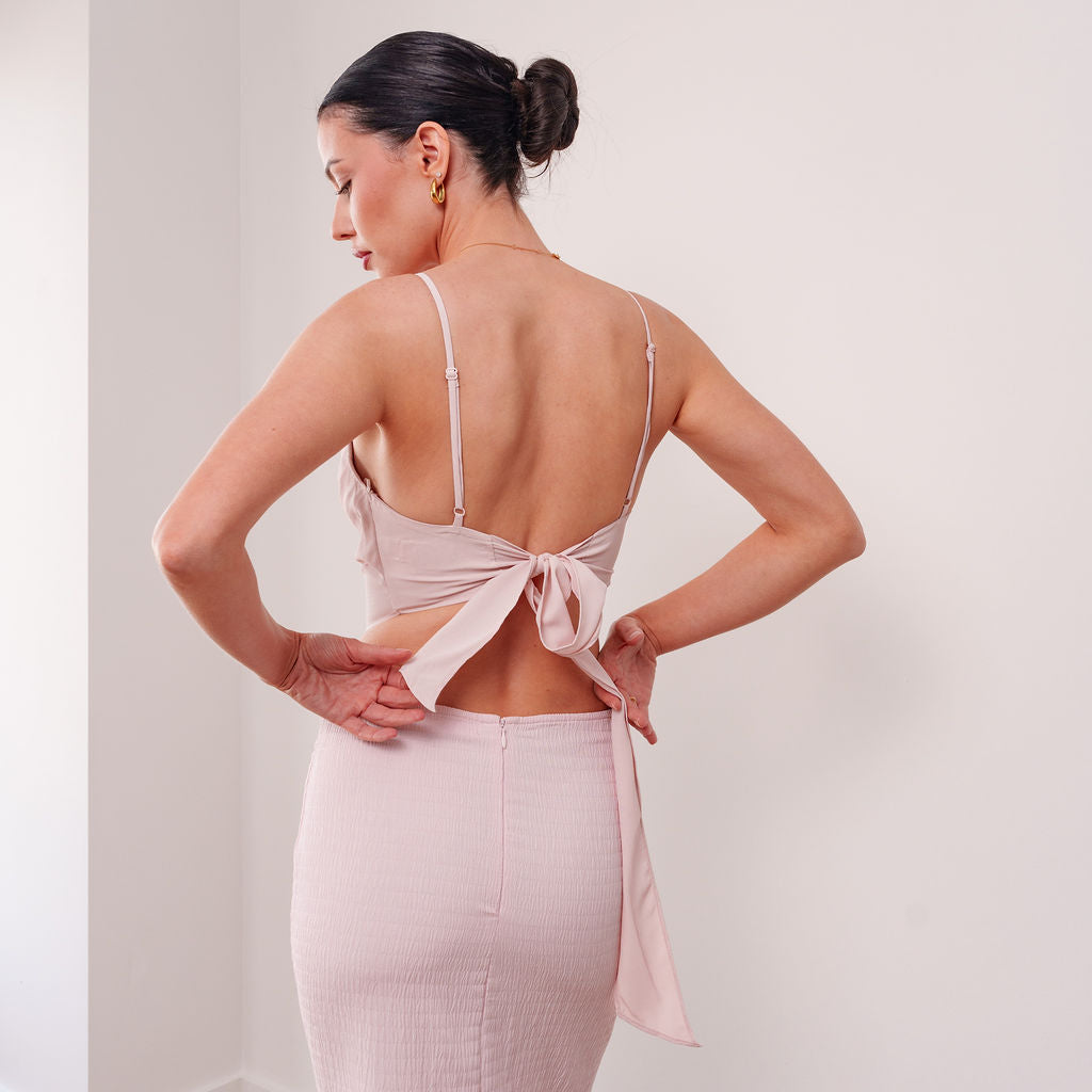 THE AMÉLIE CHIFFON CORSET TOP