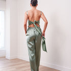 THE AURÉLIA FLUID SATIN TROUSER AND TANK SET