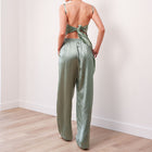 THE AURÉLIA FLUID SATIN TROUSER AND TANK SET