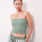 THE CALIXTE STRUCTURED RIB TUBE TOP