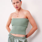 THE CALIXTE STRUCTURED RIB TUBE TOP