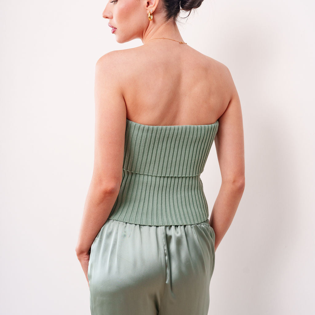 THE CALIXTE STRUCTURED RIB TUBE TOP