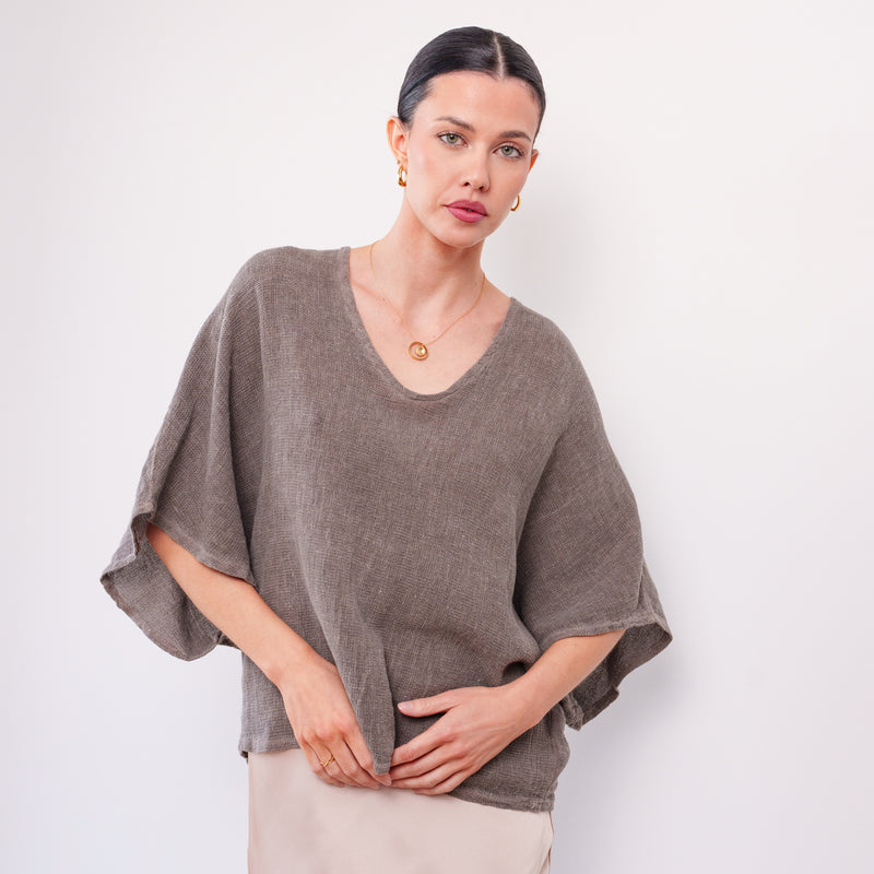 THE LYSÉA LINEN BLOUSE