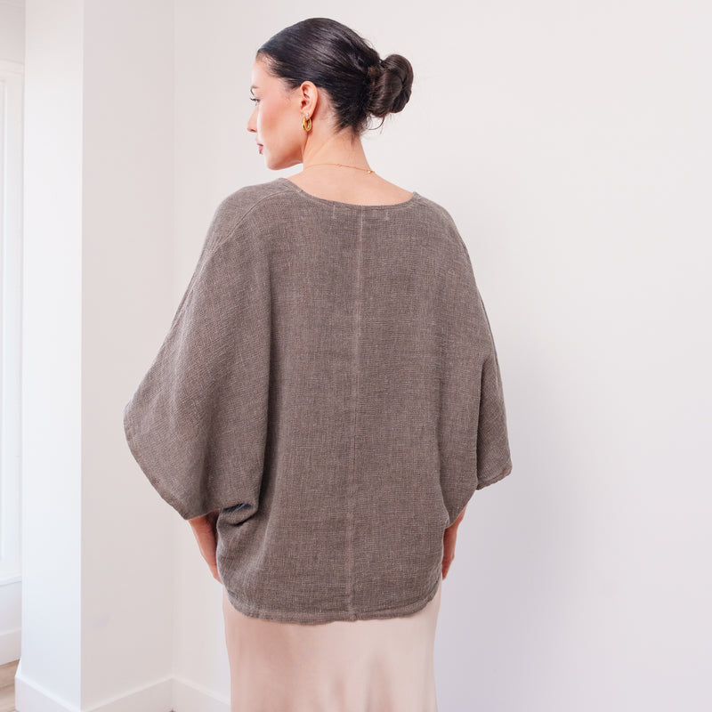 THE LYSÉA LINEN BLOUSE