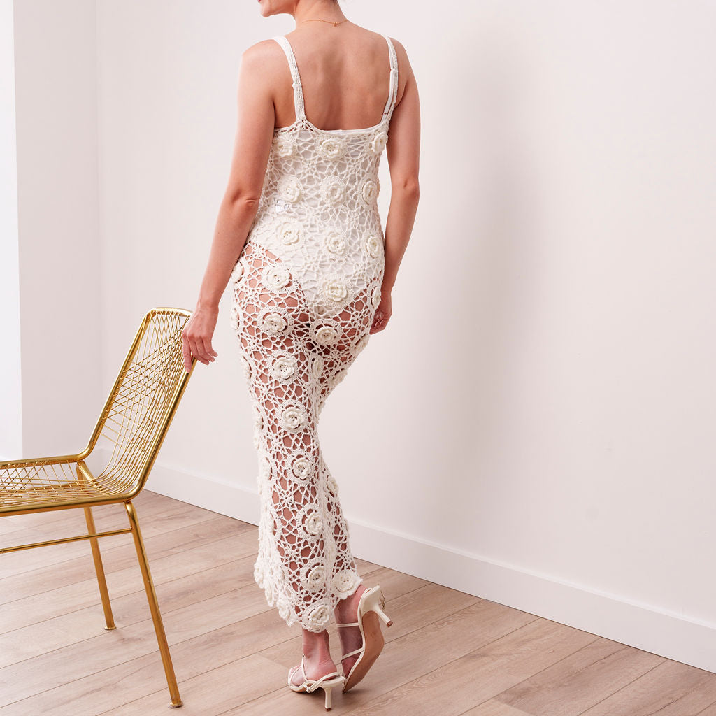 THE MARISSA CROCHET TWO-PIECE MAXI SET