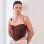 THE ARDÉLLE LACE CORSET TOP