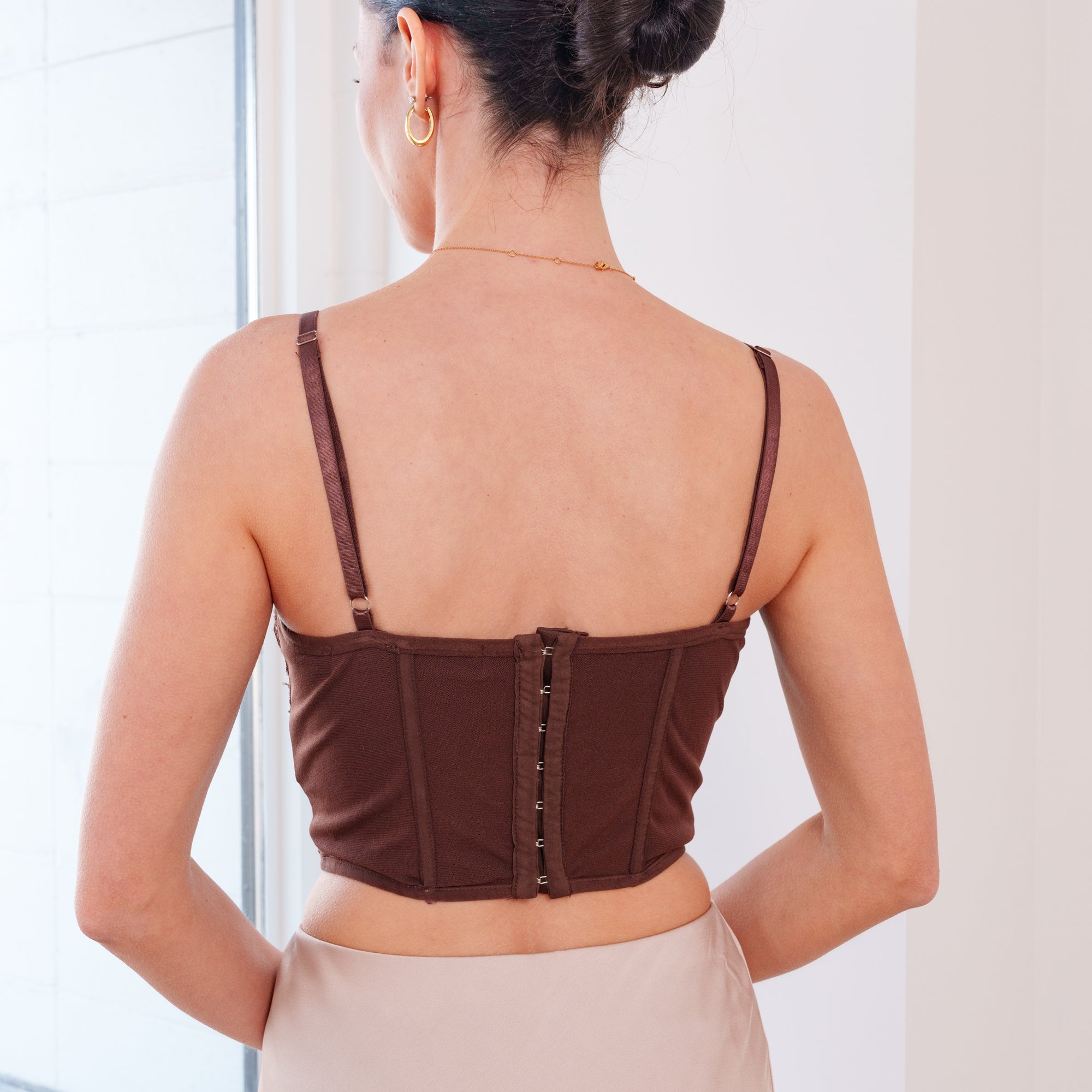 THE ARDÉLLE LACE CORSET TOP
