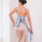 THE LUMIÈRA SATIN TIE-BACK CAMISOLE