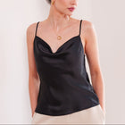 THE NOIRÉ COWL SATIN CAMISOLE