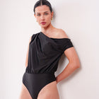 THE AÉLIA DRAPED ASYMMETRIC BODYSUIT