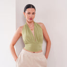 THE LILOU HALTER TOP