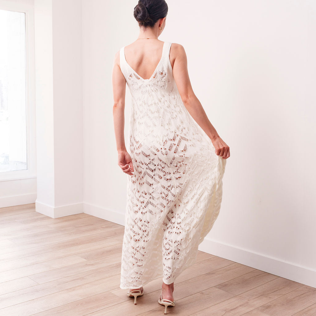 THE ARLA LACE MAXI DRESS & BODYSUIT SET -