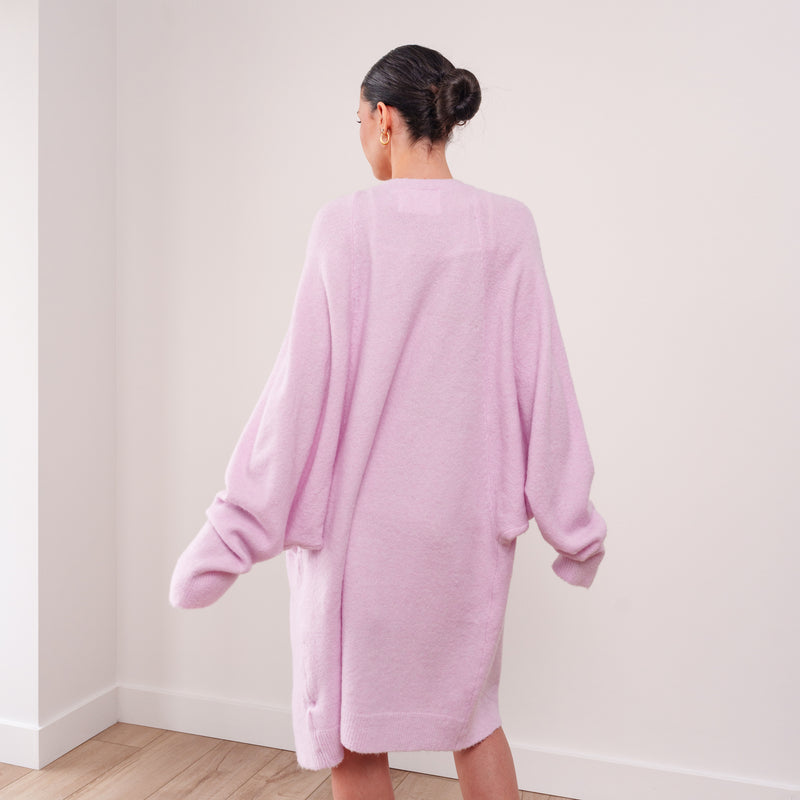 THE ÉTOILE DRAPED LONG CARDIGAN