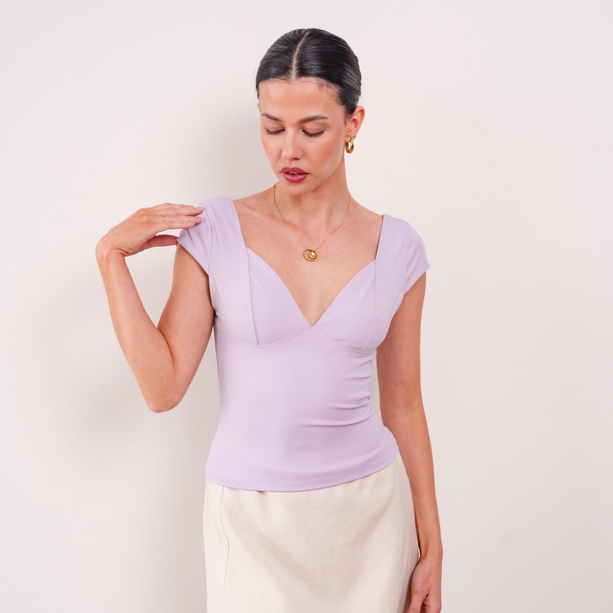 THE VALÉRA SCULPT KNIT TOP