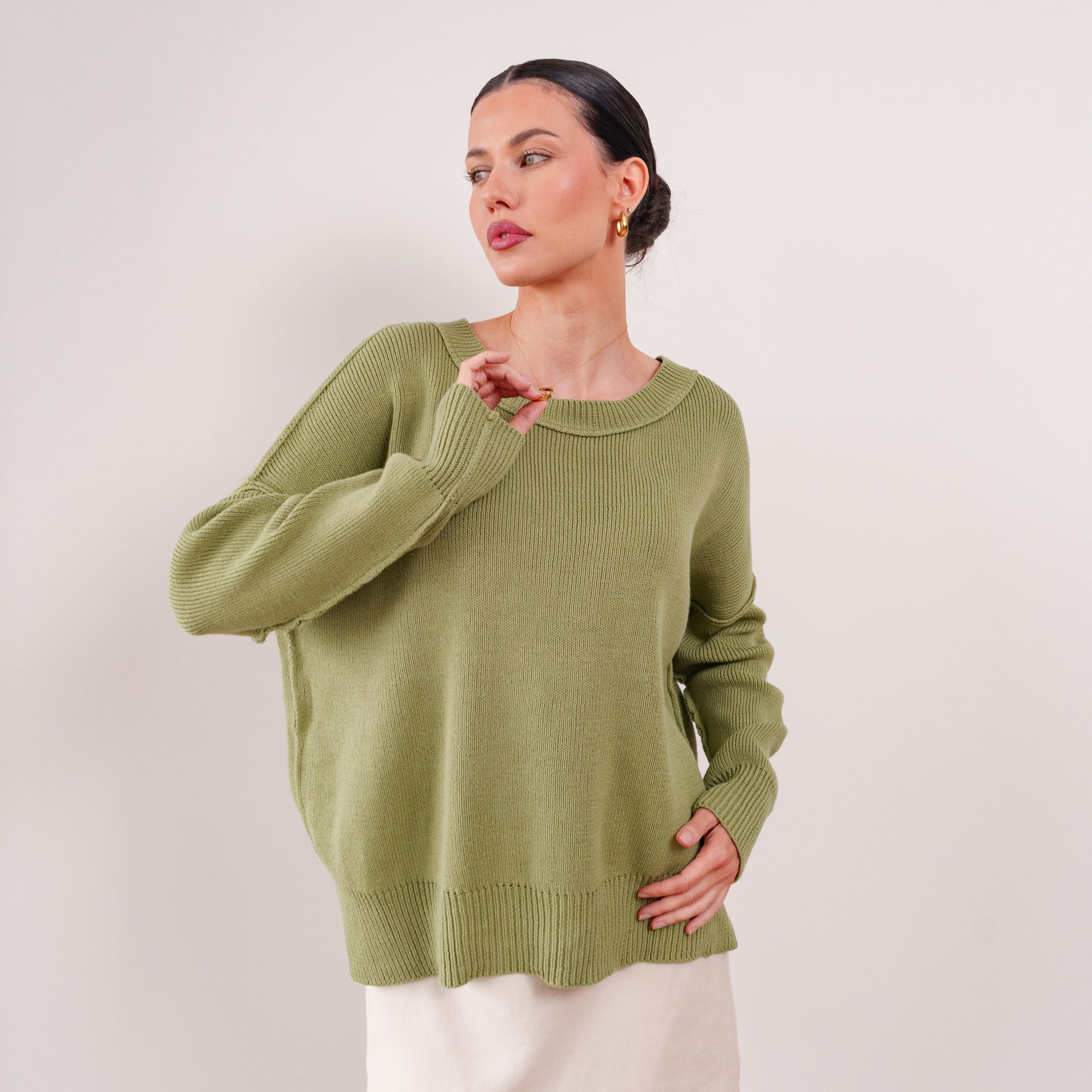 THE ARDÈNE BOYFRIEND KNIT SWEATER