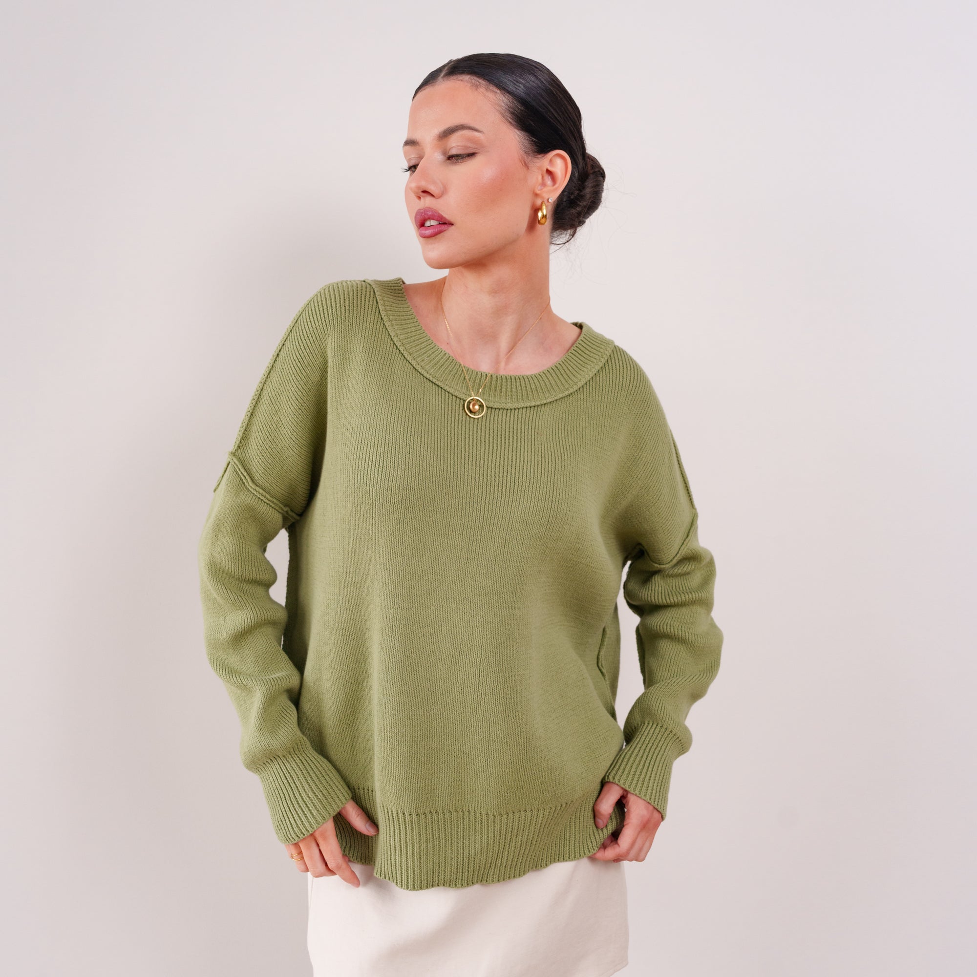 THE ARDÈNE BOYFRIEND KNIT SWEATER