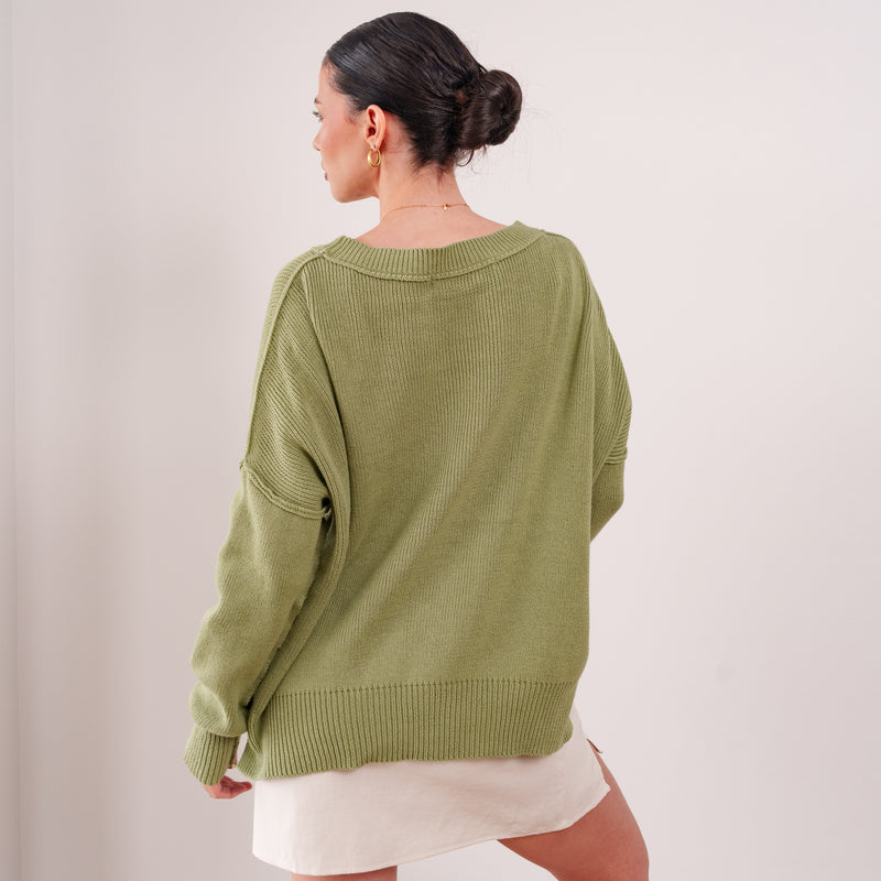 THE ARDÈNE BOYFRIEND KNIT SWEATER