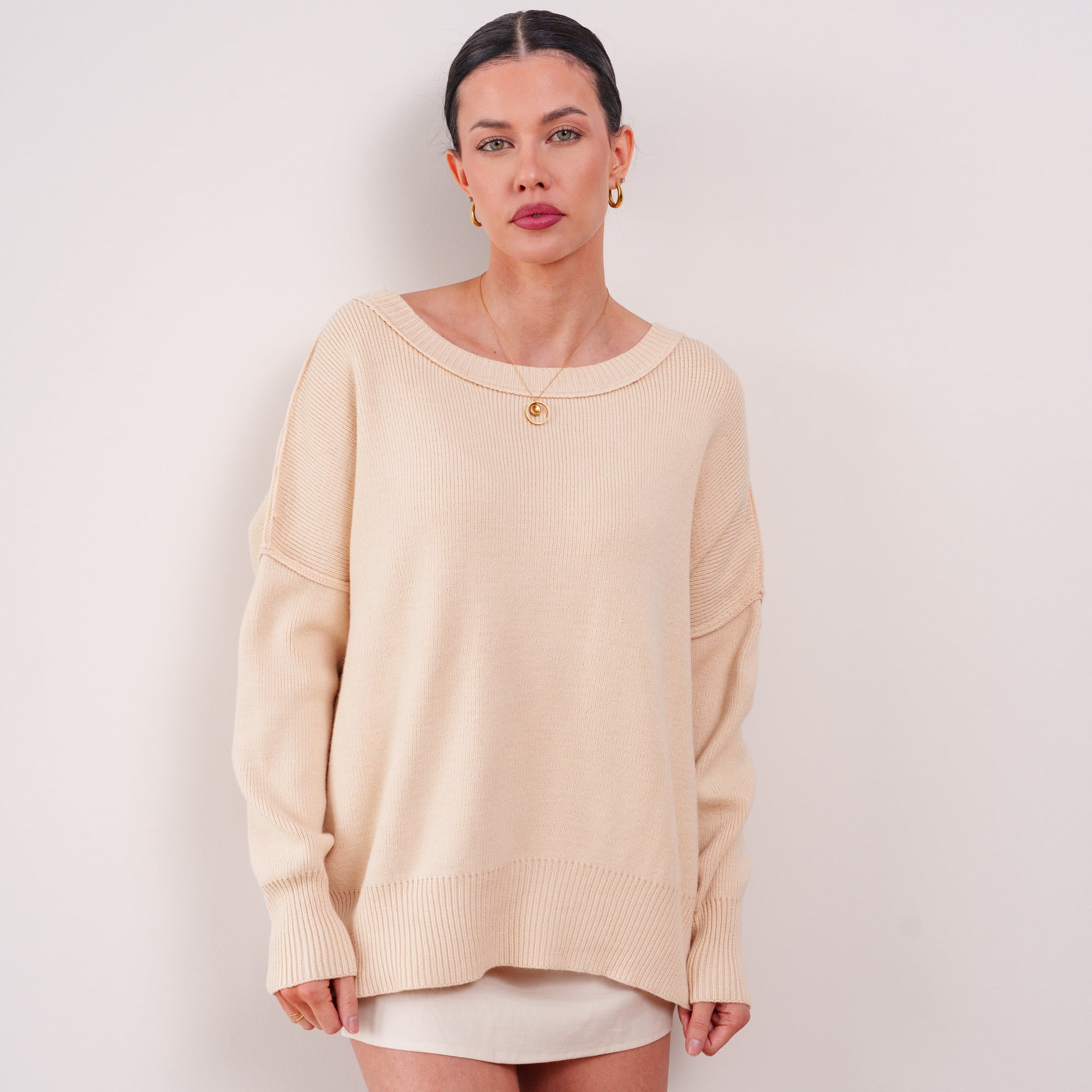 THE ARDÈNE BOYFRIEND KNIT SWEATER