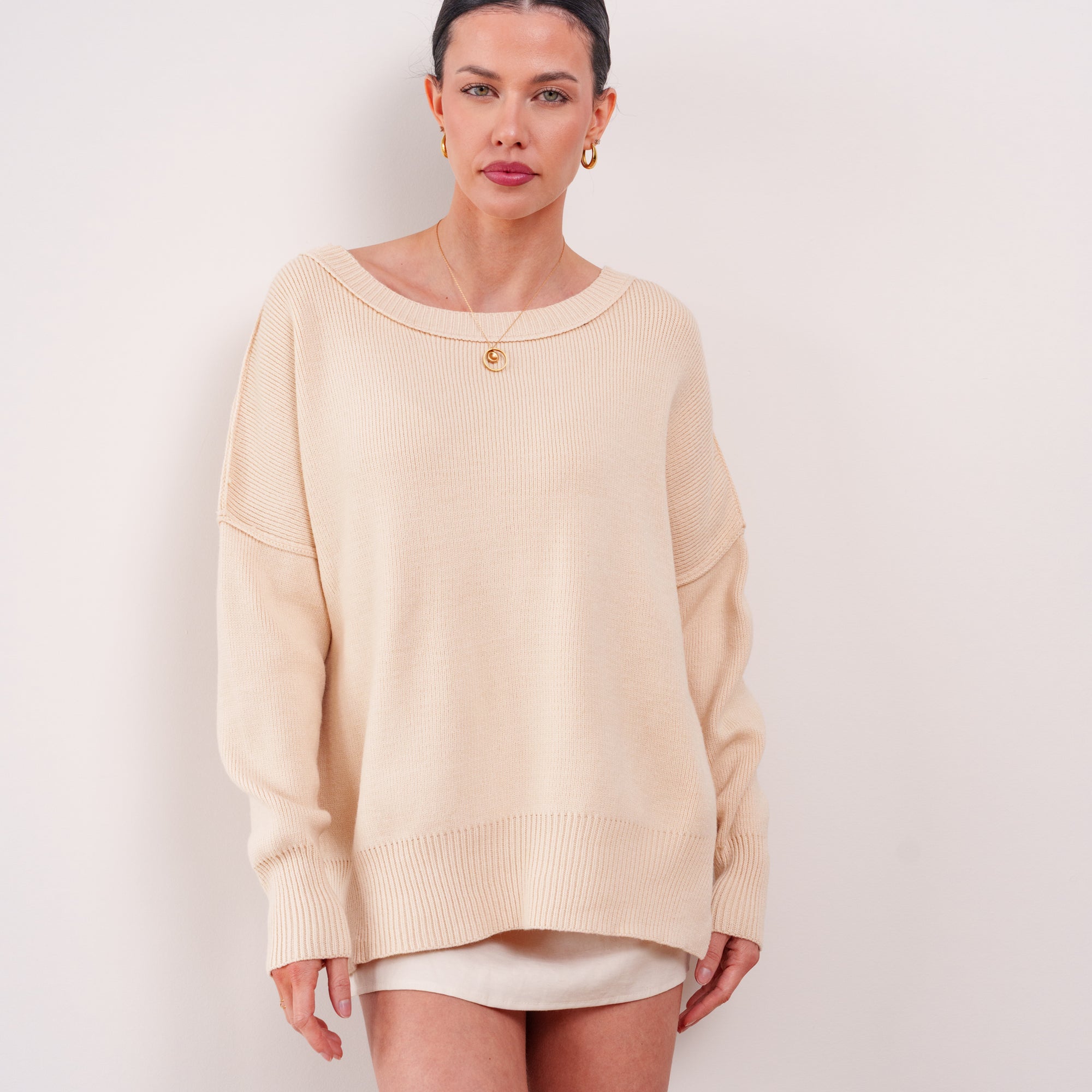THE ARDÈNE BOYFRIEND KNIT SWEATER
