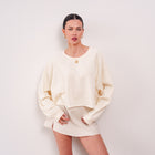 THE ÉVORA FRENCH TERRY SWEATER