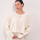 THE ÉVORA FRENCH TERRY SWEATER