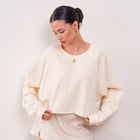 THE ÉVORA FRENCH TERRY SWEATER