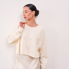 THE ÉVORA FRENCH TERRY SWEATER