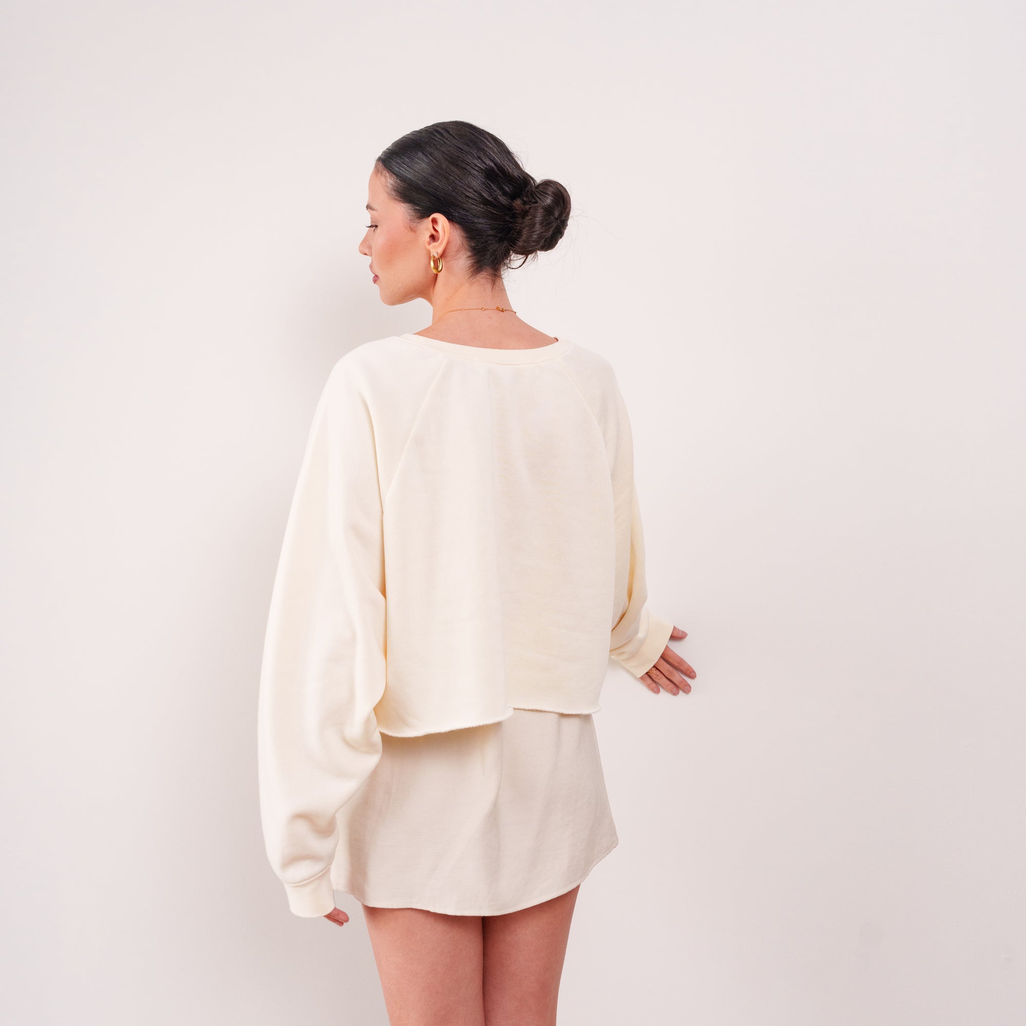 THE ÉVORA FRENCH TERRY SWEATER