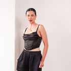 THE MELODIE SATIN CORSET TOP