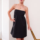 THE NOIRÉA STRUCTURED PRINCESS MINI DRESS