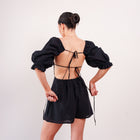 THE SÉRA EMBROIDERED EYELET ROMPER
