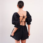 THE SÉRA EMBROIDERED EYELET ROMPER