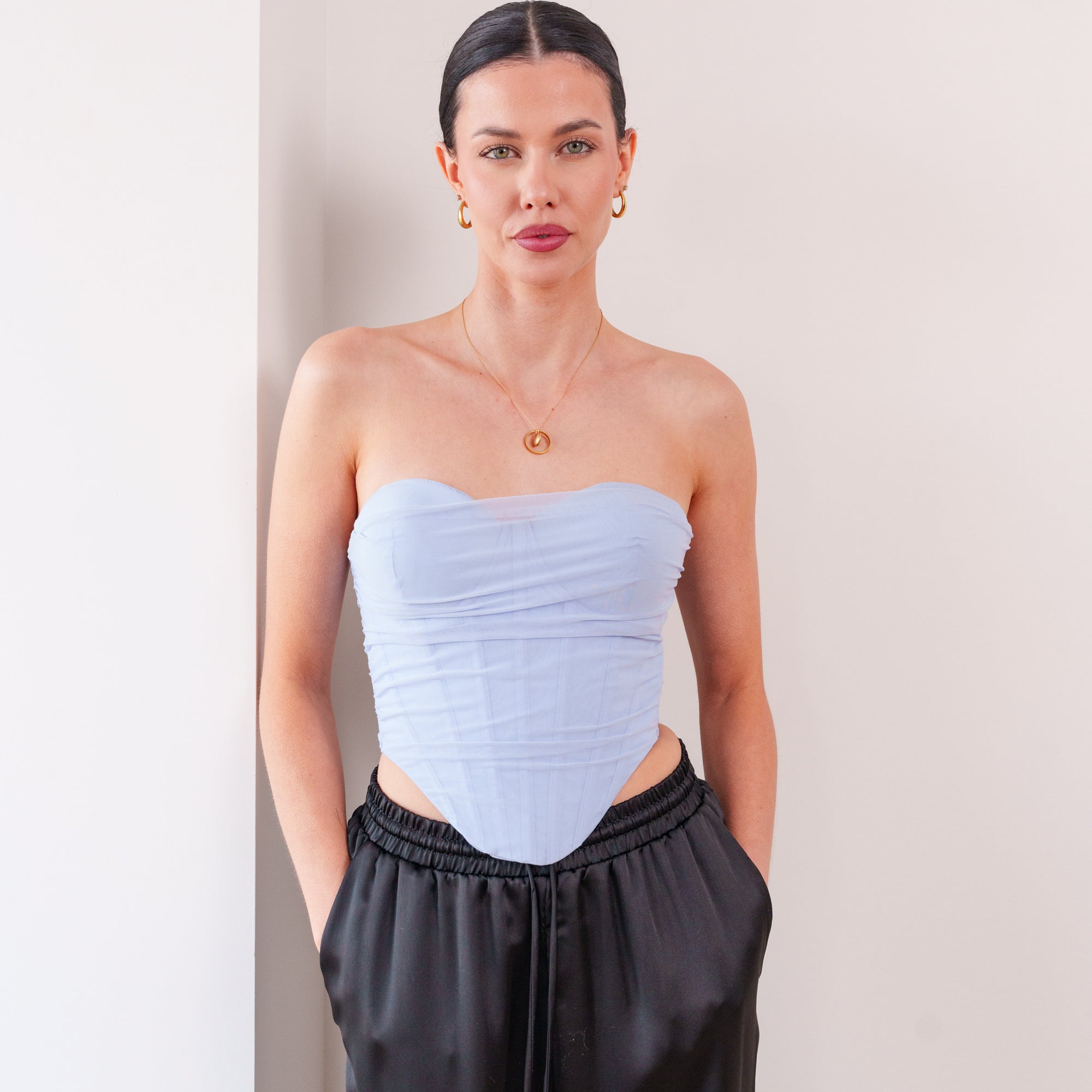 THE VIRELLE STRUCTURED CORSET TOP