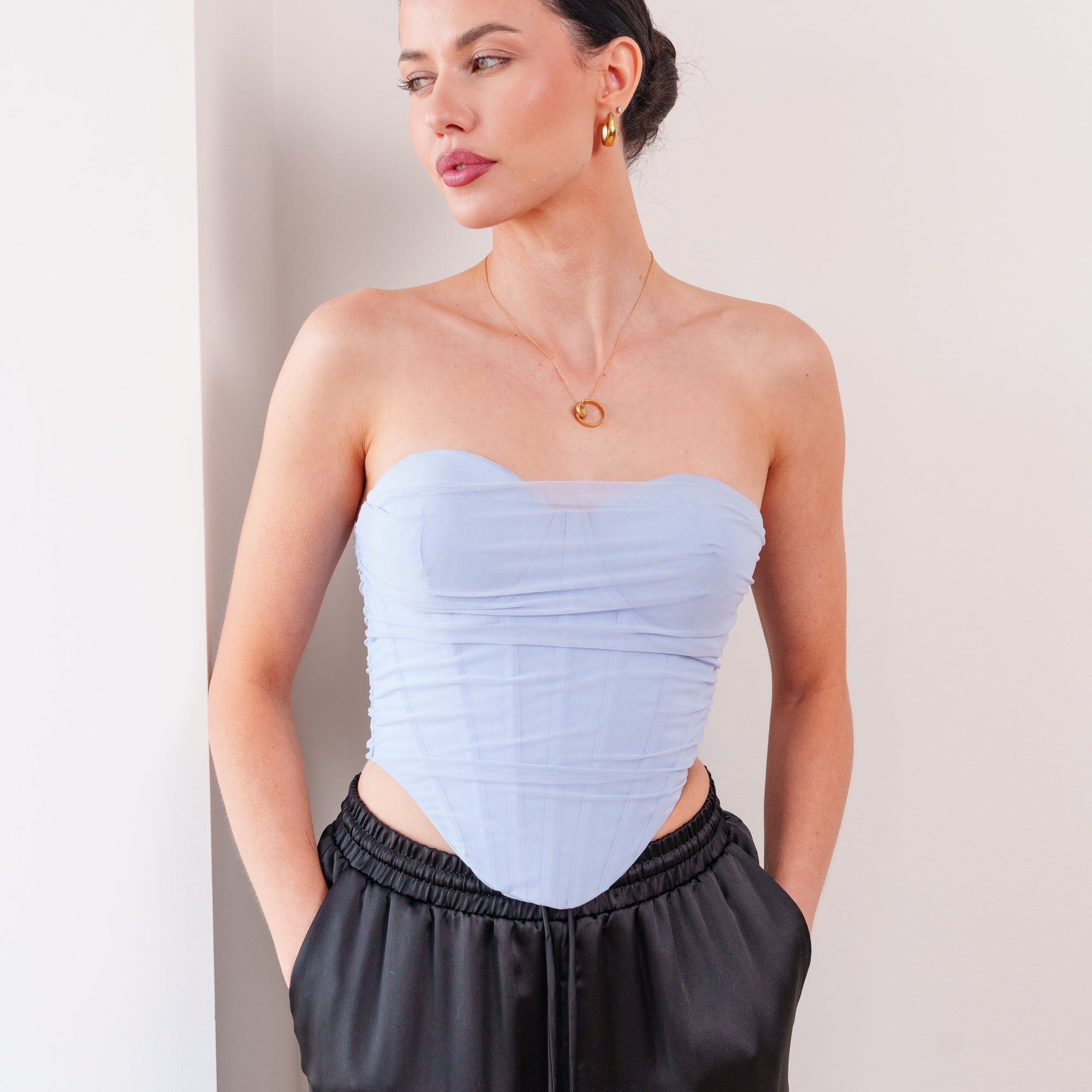 THE VIRELLE STRUCTURED CORSET TOP