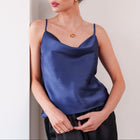 THE NOIRÉ COWL SATIN CAMISOLE