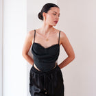 THE AMÉLIE CHIFFON CORSET TOP