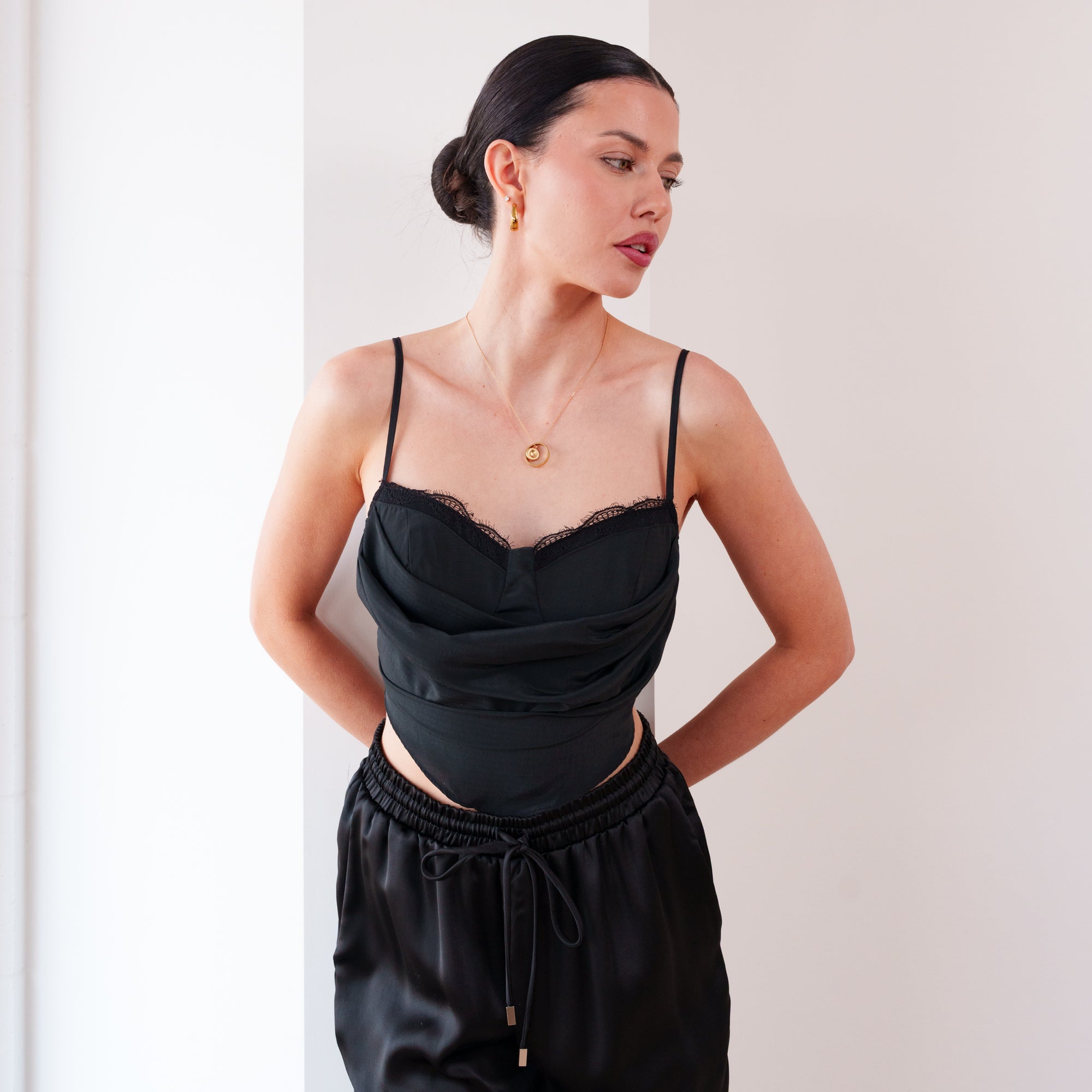 THE AMÉLIE CHIFFON CORSET TOP