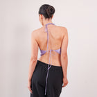 THE ÉRA SATIN HALTER TOP