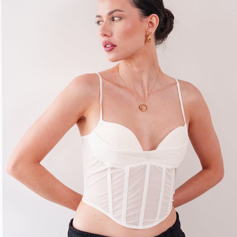 THE RHÉA MESH BUSTIER